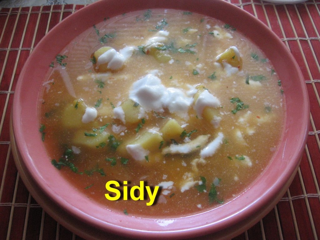 Ciorba de cartofi cu sunca afumata