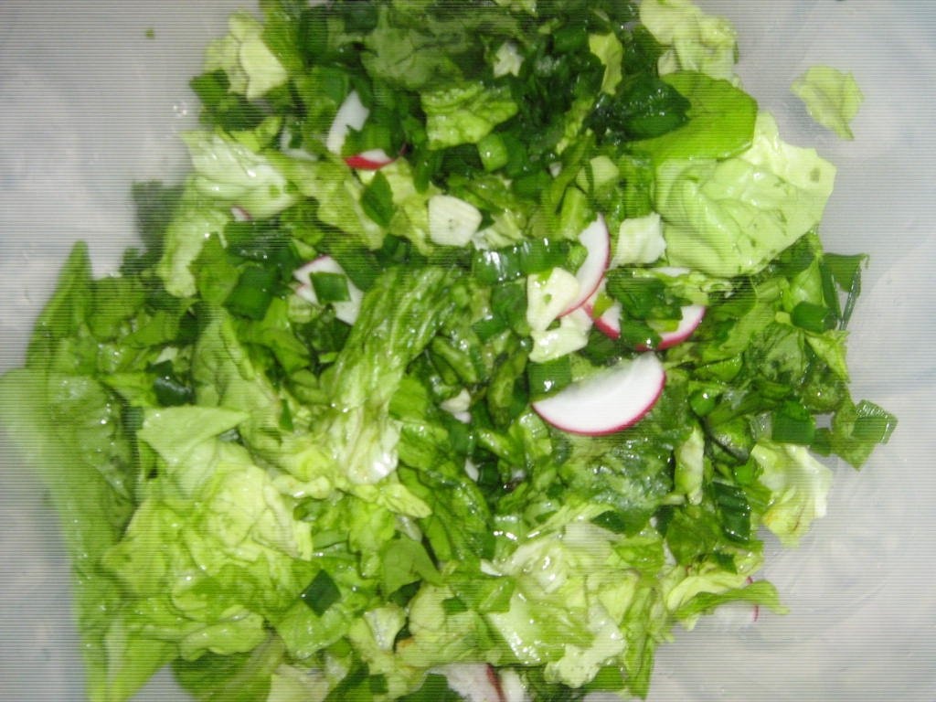 Salata verde cu ridichi