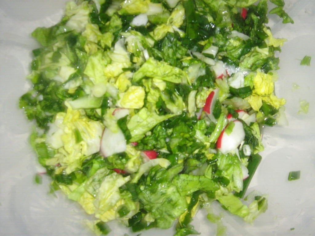 Salata verde cu ridichi