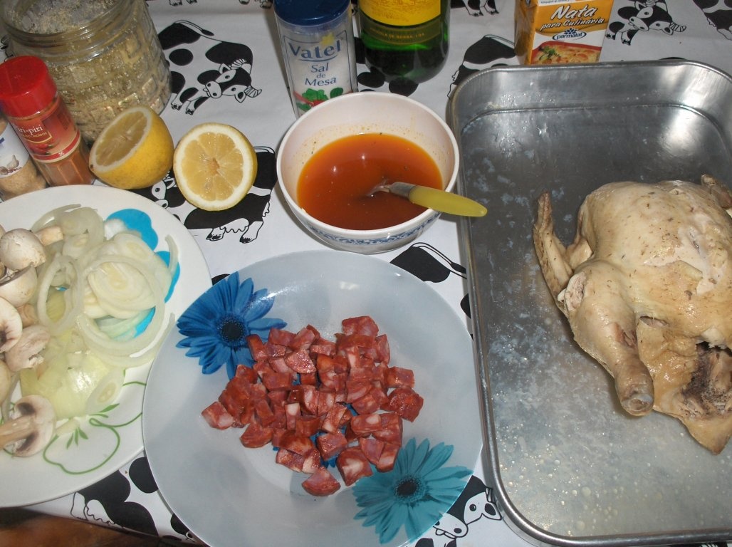 Gãinã la cuptor cu ciuperci