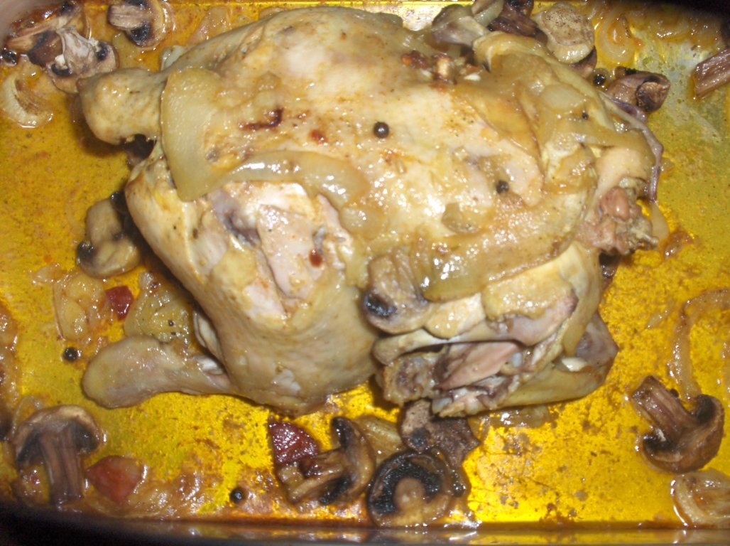 Gãinã la cuptor cu ciuperci