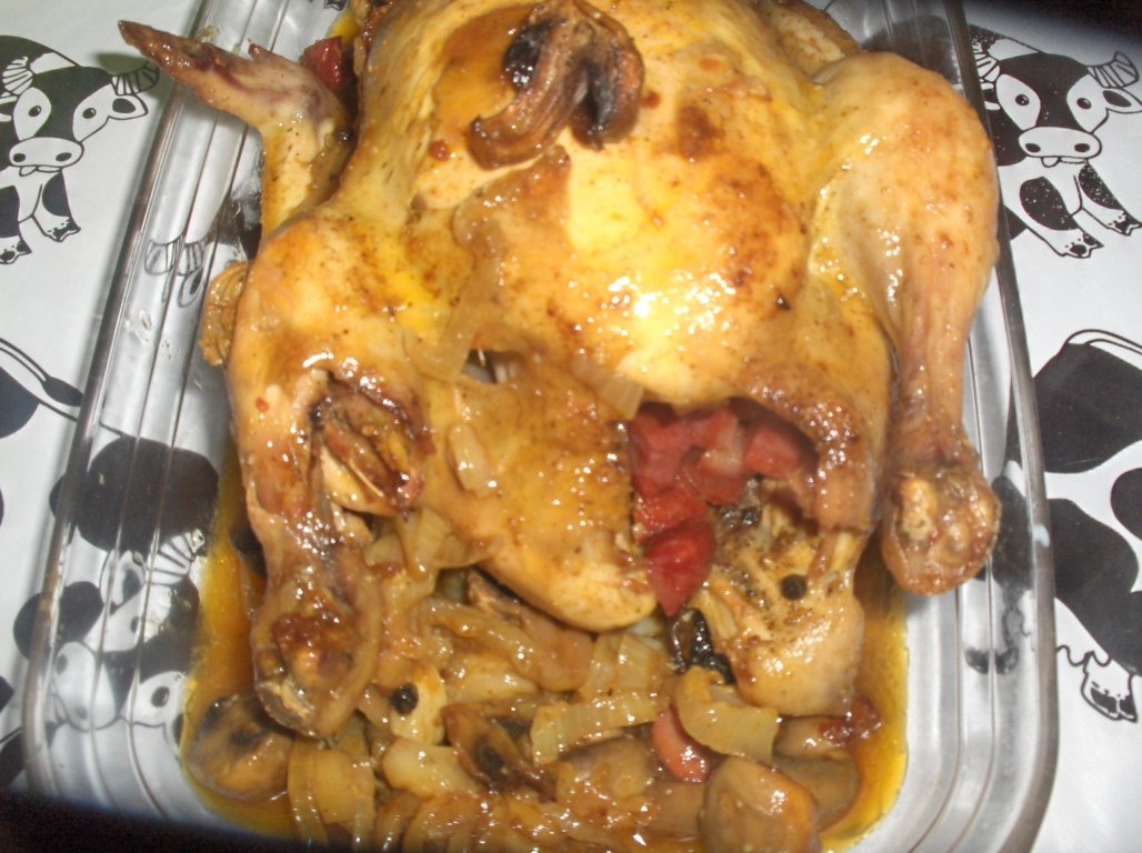 Gãinã la cuptor cu ciuperci