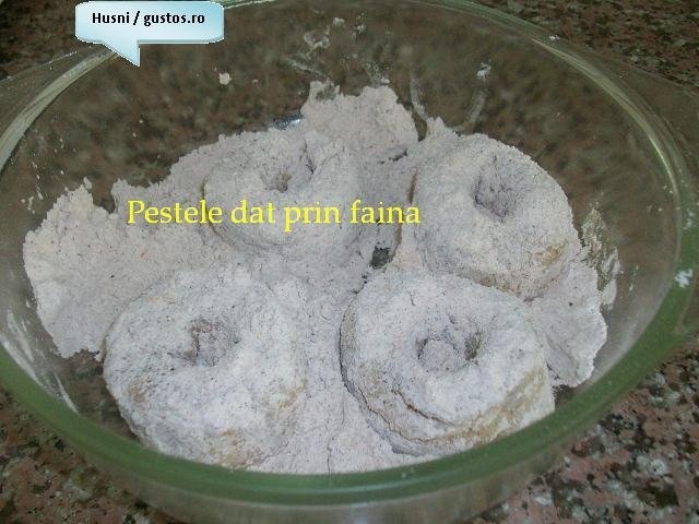 File de peste "donut" prajit