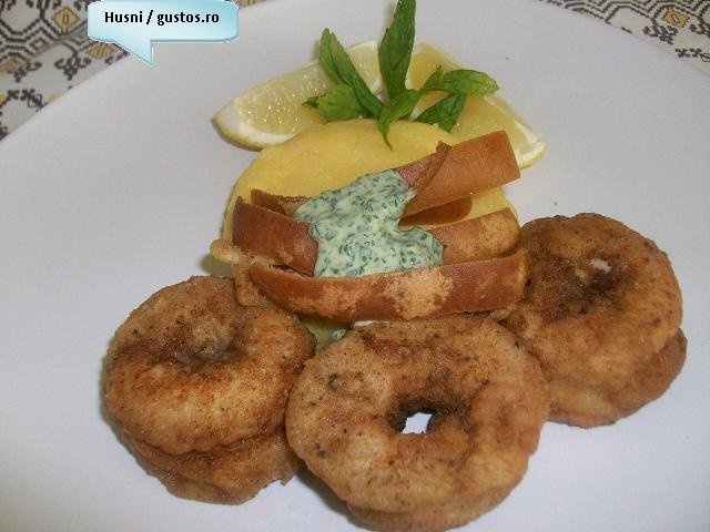 File de peste "donut" prajit