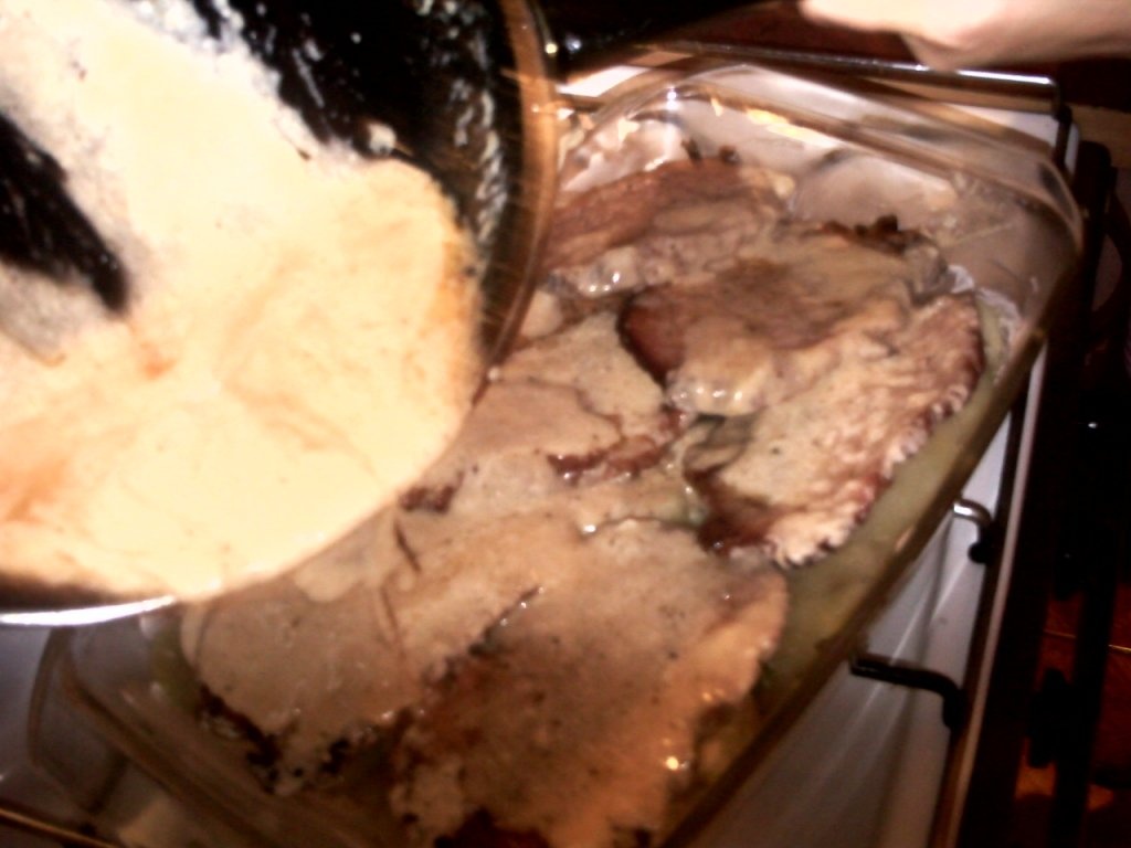 Cotlet in sos de hrean