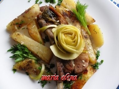 Costita de porc la cuptor