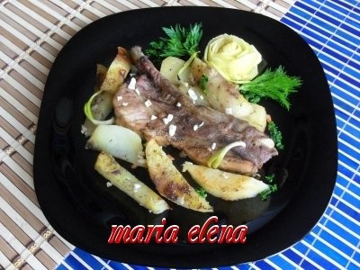 Costita de porc la cuptor