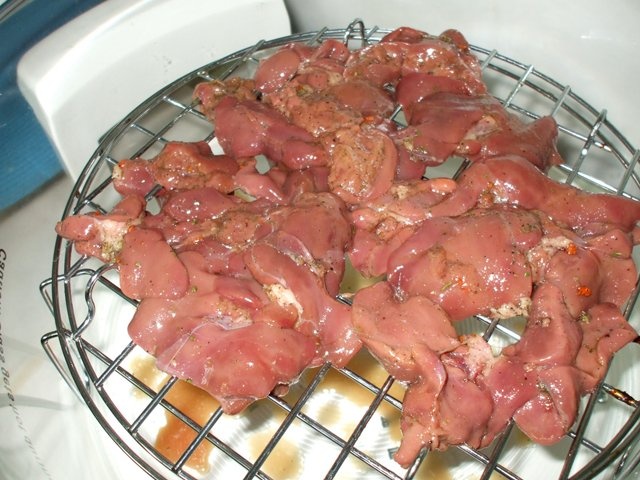 Ficatei de pui la cuptor cu halogen Oven