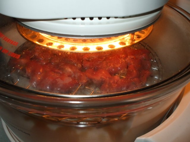 Ficatei de pui la cuptor cu halogen Oven