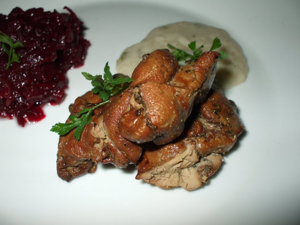 Ficatei de pui la cuptor cu halogen Oven