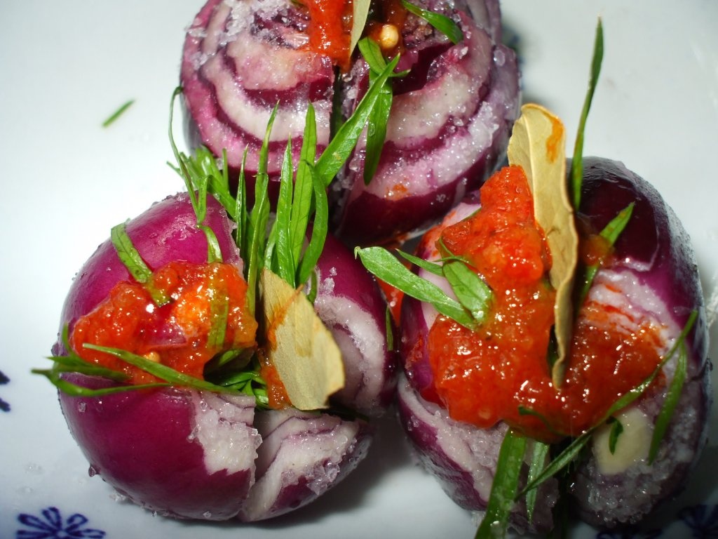 Friptura din piept de porc cu verdeturi si legume la cuptor