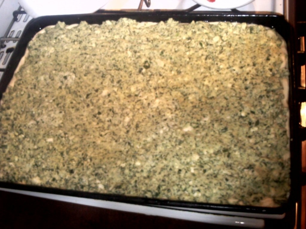 Placinta cu spanac si branza de oaie