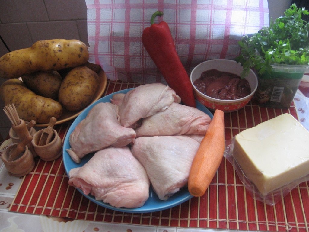 Pulpe umplute, la cuptor, cu cartofi molcomi