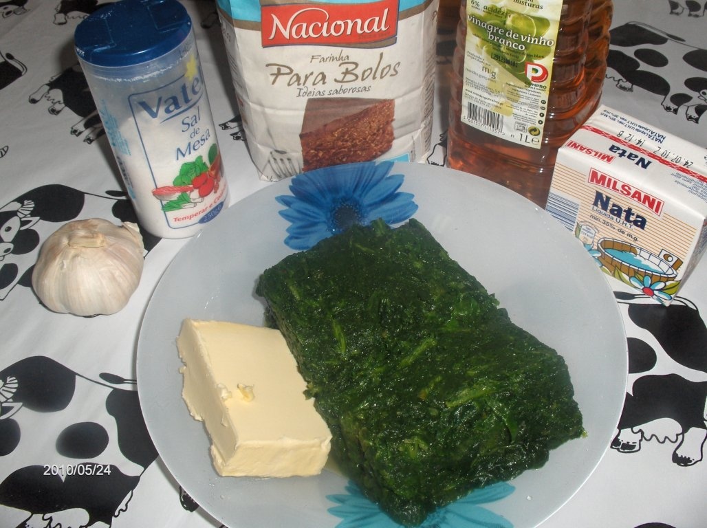 Spanac cu smântânã(Esparregado com natas)