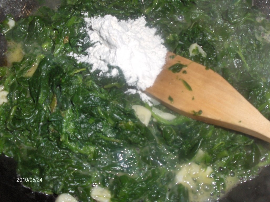 Spanac cu smântânã(Esparregado com natas)