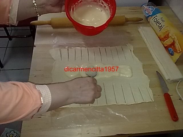 Creme Ole cu capsuni in foietaj