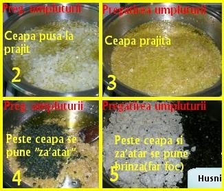Placinta cu telemea si za’atar(specific arab)