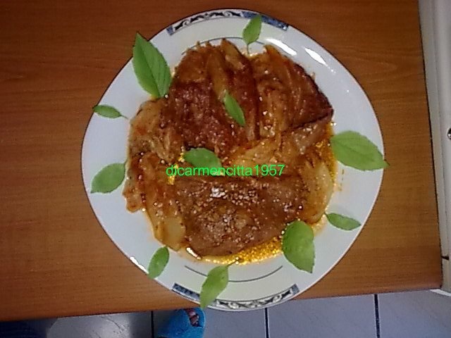 Vitel cu varza in vasul roman