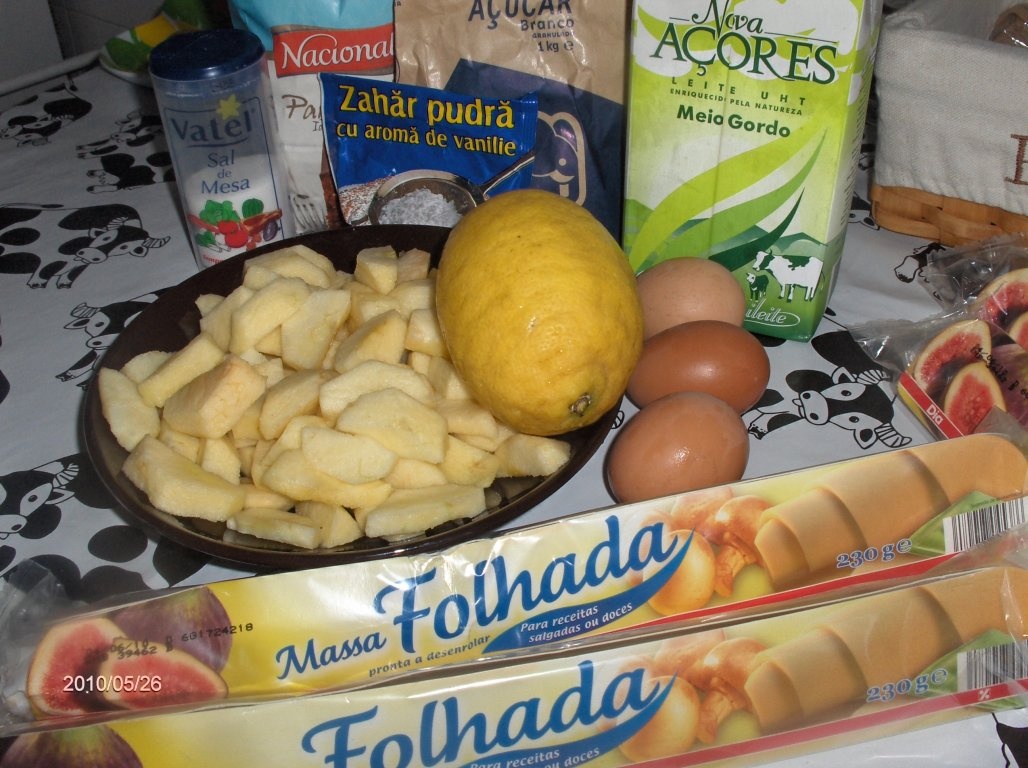 Mini tarte de mere(Tarte folhada de maçã)