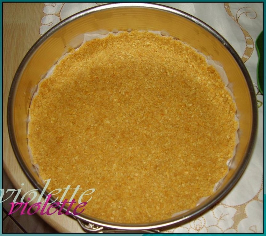 Cheesecake cu mascarpone si portocale