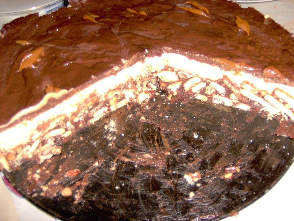 Prajitura rece cu Dulce de leche