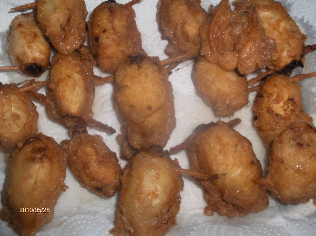 Calamari umpluti(Lulas Recheadas à Poveiro)