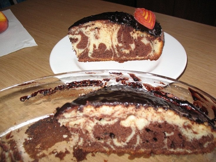 Prajitura in doua culori