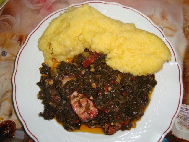 Tocanita de marar cu ceapa verde si afumatura