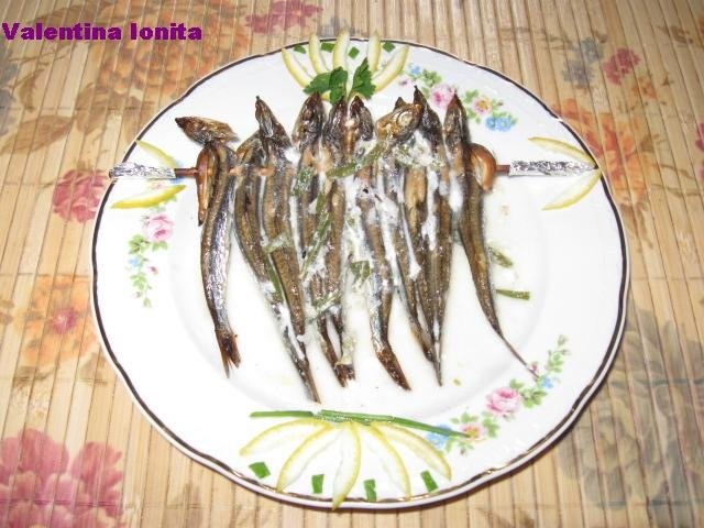 Ceatal la grill (gratar) cu sos alb