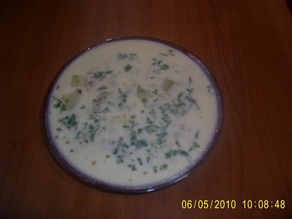 Ciorba de cartofi dreasa cu smantana