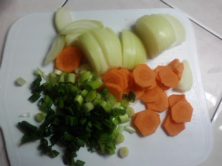 Mix de legume cu piept de pui