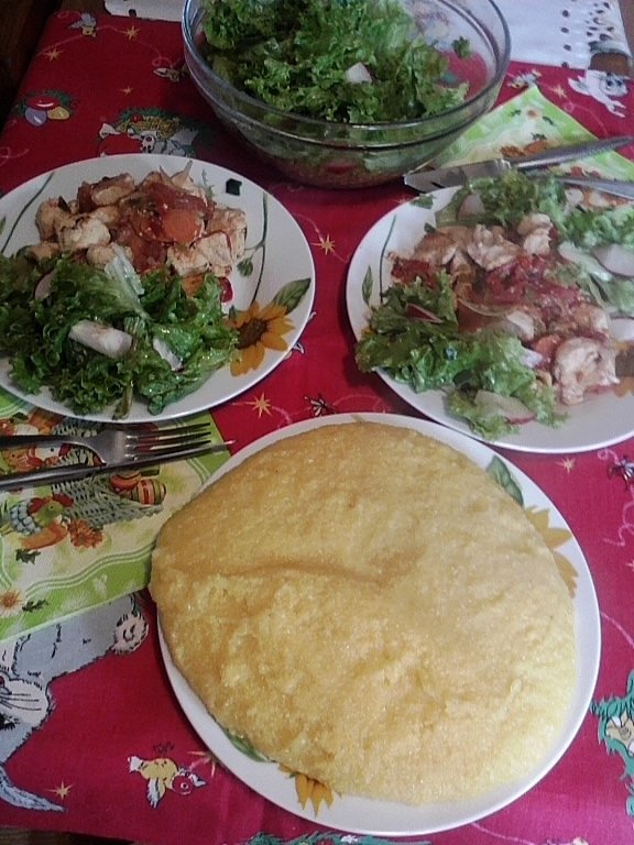 Mix de legume cu piept de pui