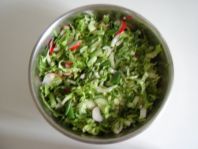 Salata simpla de primavara