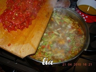 Ciorbita bogata, pe aripi de curcan