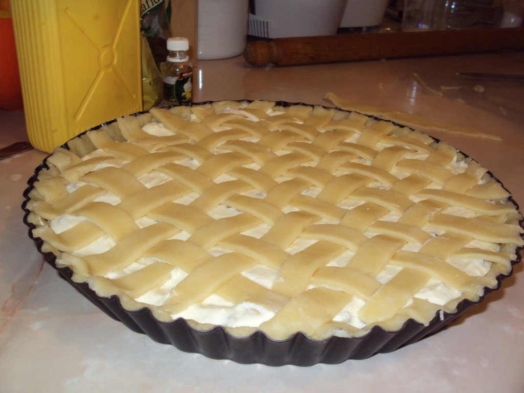 Placinta americana cu branza dulce