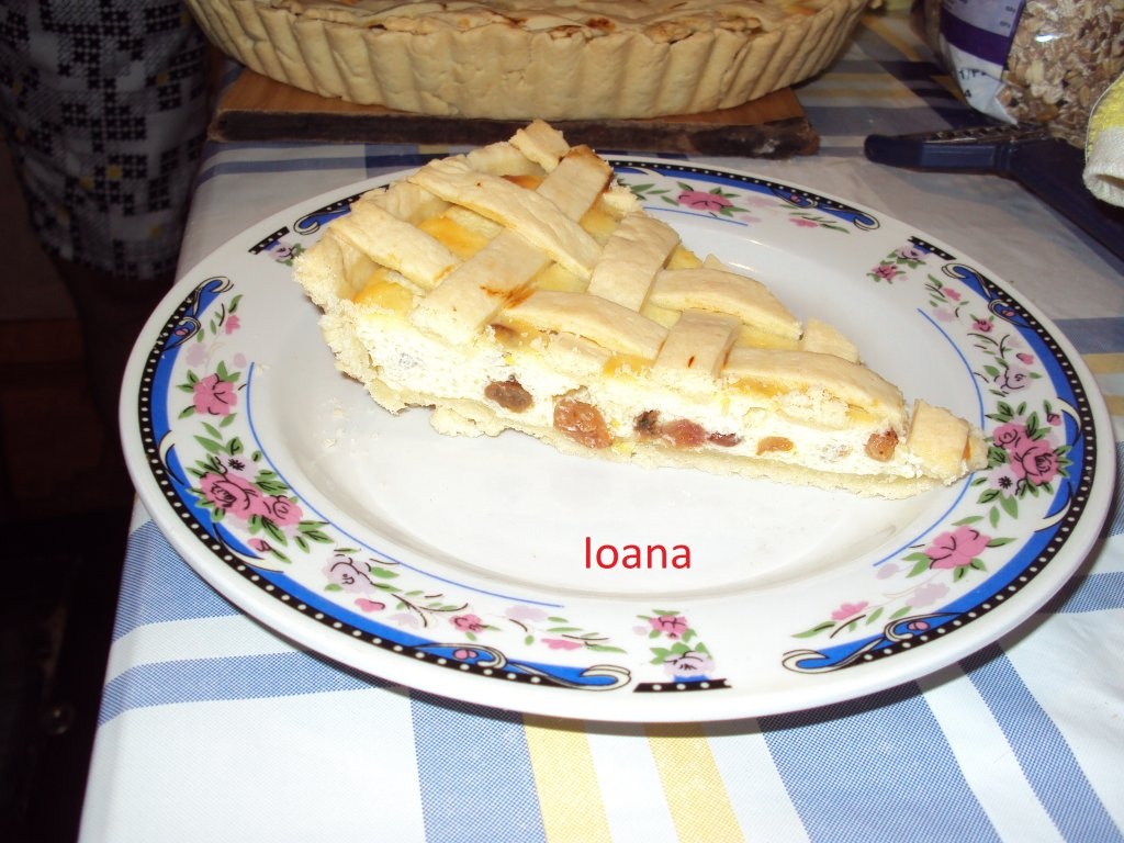 Placinta americana cu branza dulce