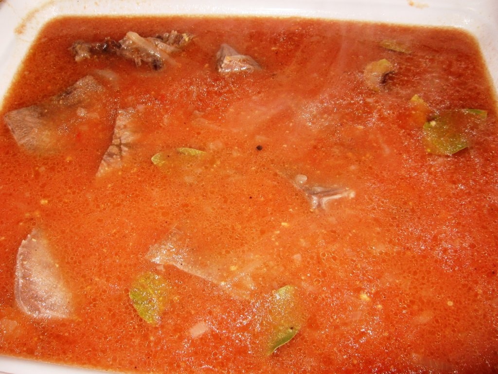 Mancare de limba cu  masline