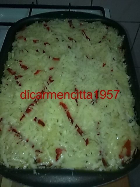 Musaca din legume cu carne de pui