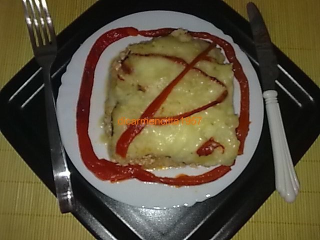 Musaca din legume cu carne de pui