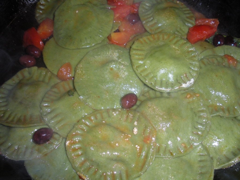 Palarii de pasta cu spanac