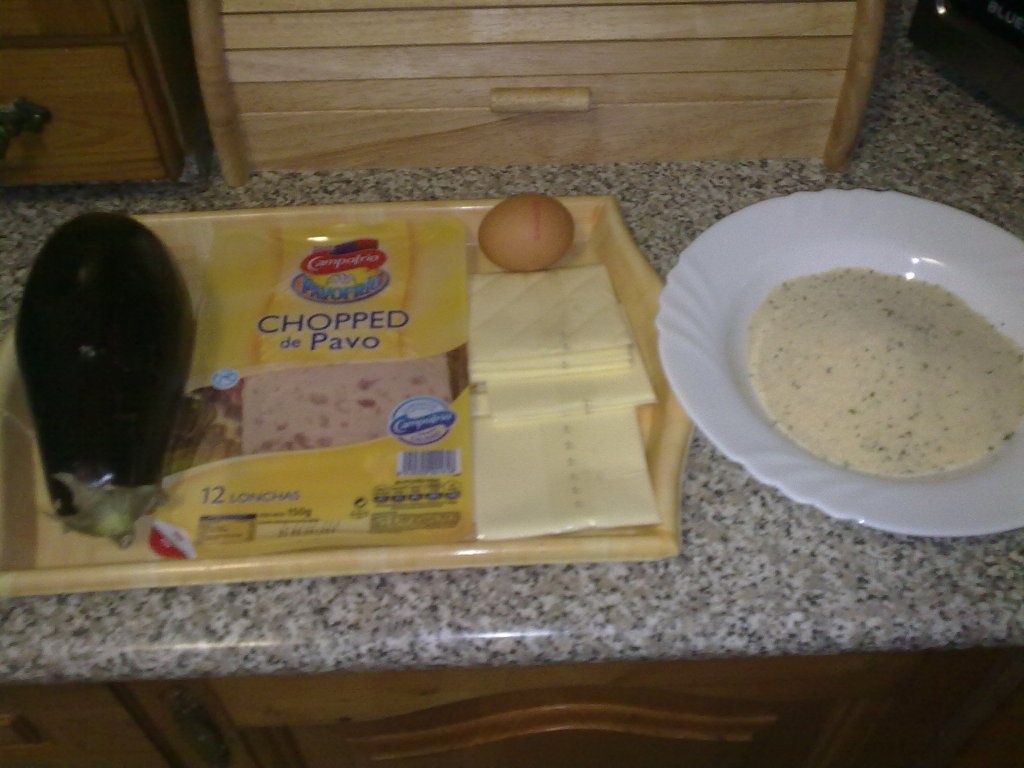 San Jacobo de berenjena.