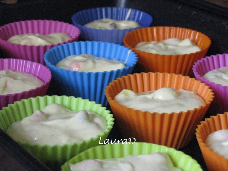 Muffins colorate