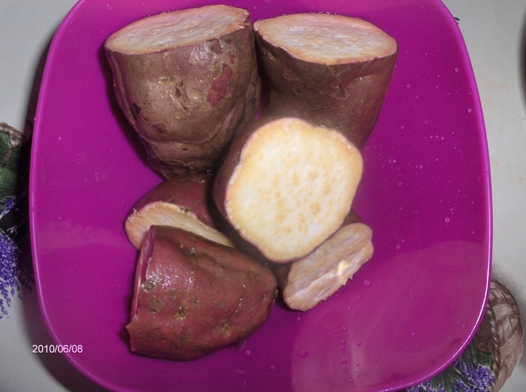 Coaste cu cartofi dulci (Entrecosto c/ batata doce)