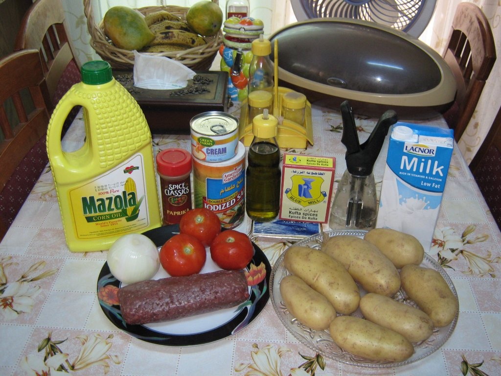 Musaca de cartofi cu carne macinata