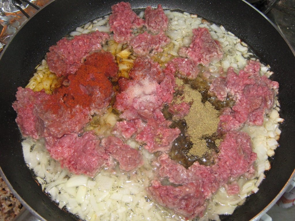 Musaca de cartofi cu carne macinata