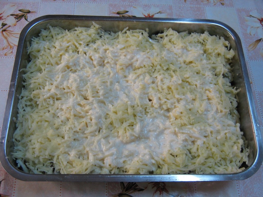 Musaca de cartofi cu carne macinata