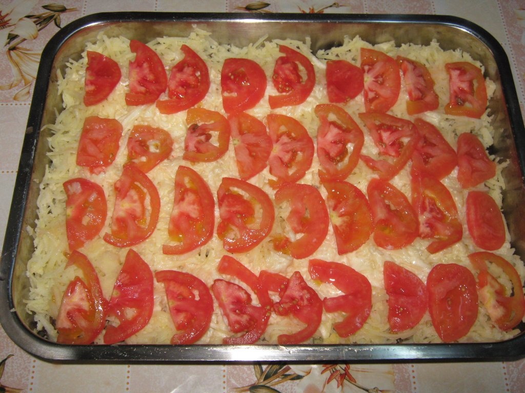 Musaca de cartofi cu carne macinata