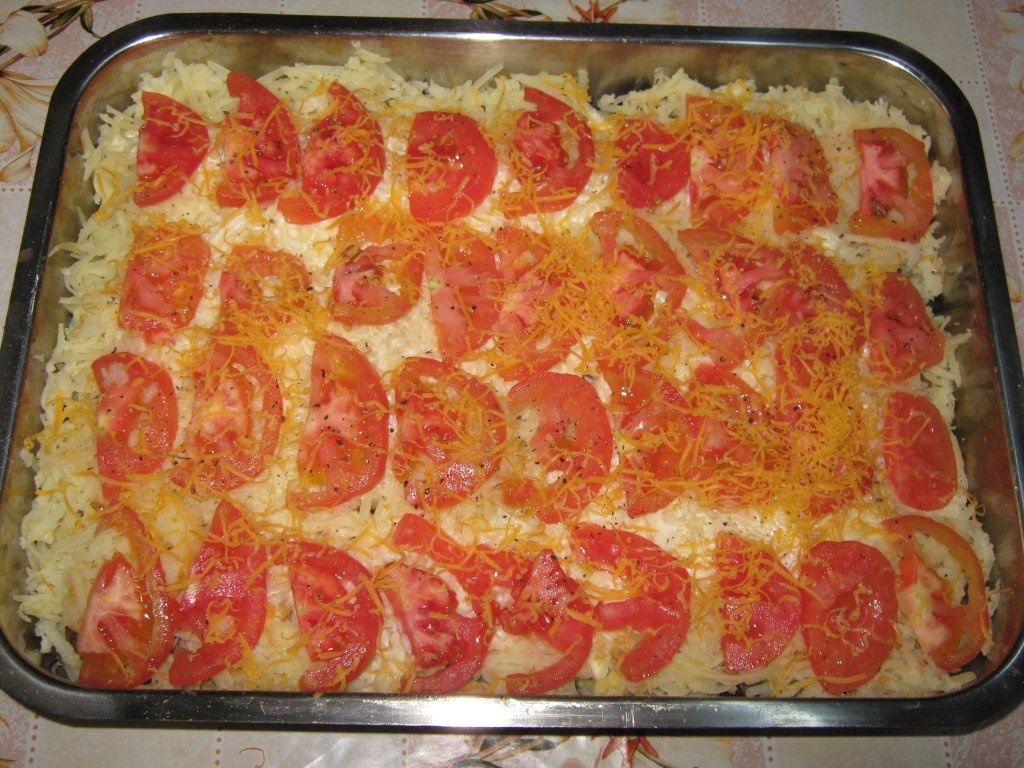 Musaca de cartofi cu carne macinata