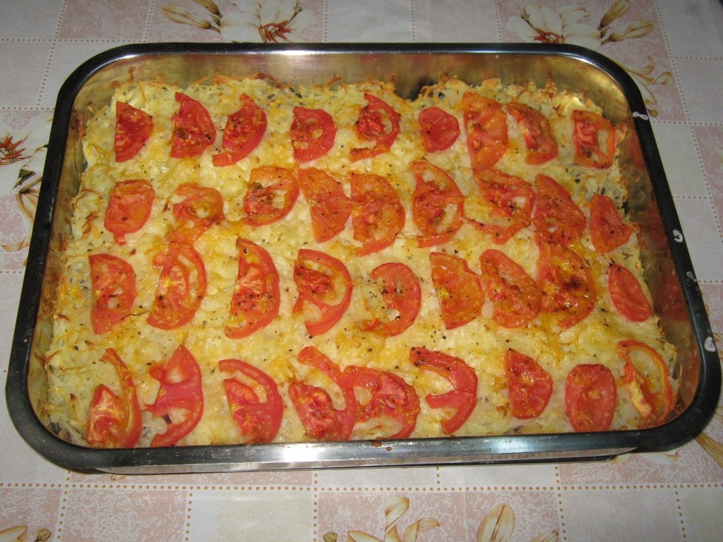 Musaca de cartofi cu carne macinata