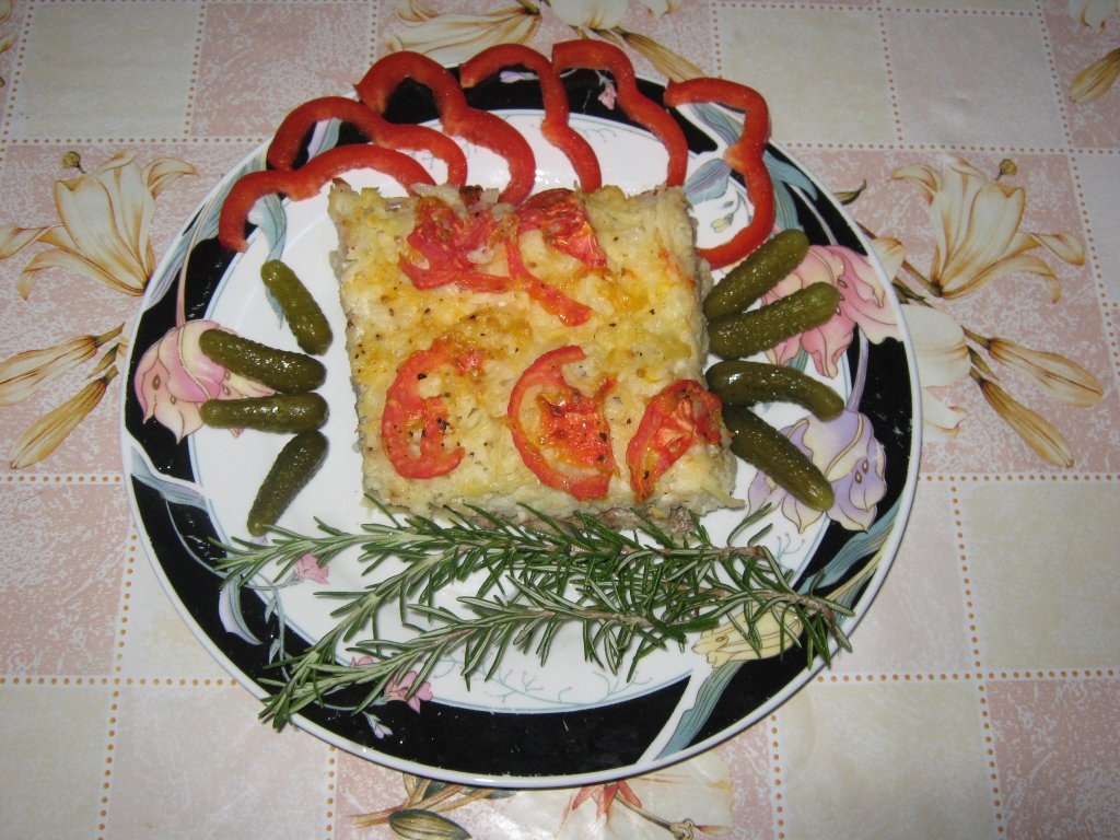 Musaca de cartofi cu carne macinata